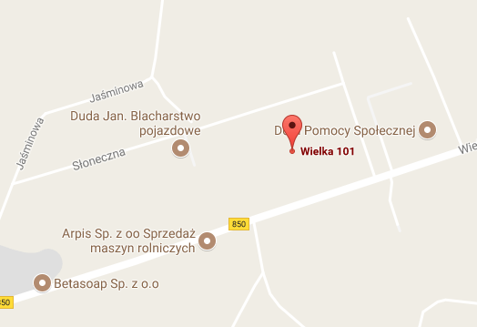 Dom Pomocy Społecznej w Tyszowcach - mapa